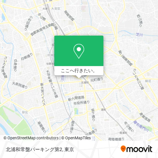 北浦和常盤パーキング第2地図
