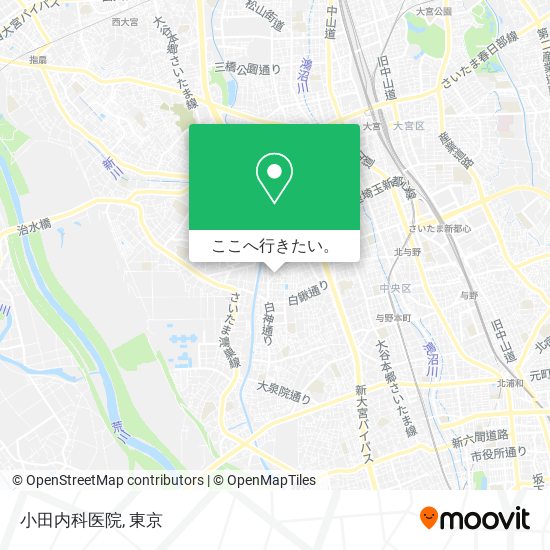 小田内科医院地図