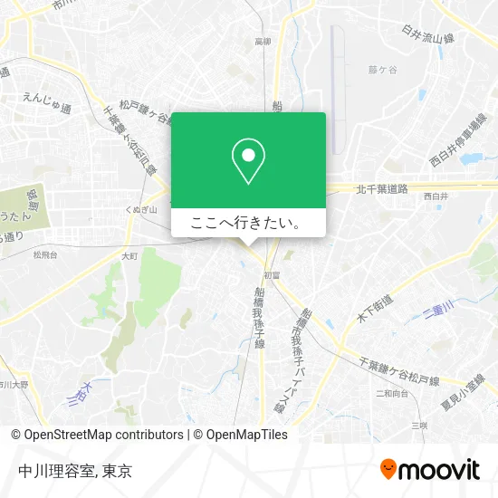 中川理容室地図