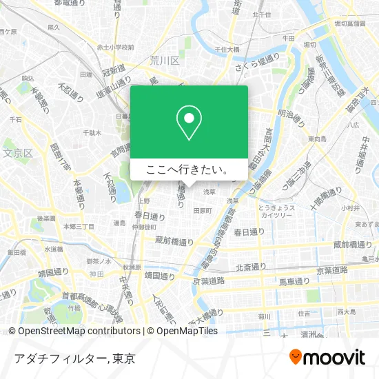 アダチフィルター地図