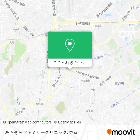あおぞらファミリークリニック地図