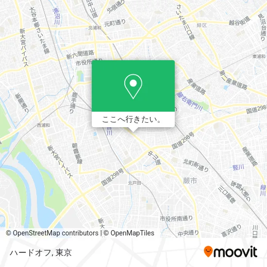 ハードオフ地図