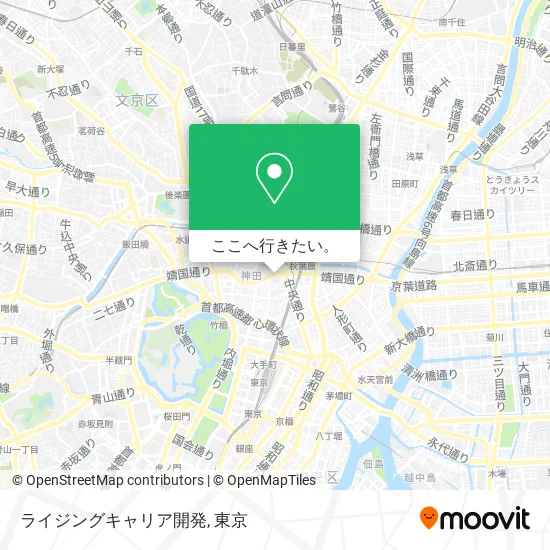 ライジングキャリア開発地図