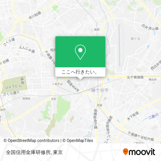 全国信用金庫研修所地図