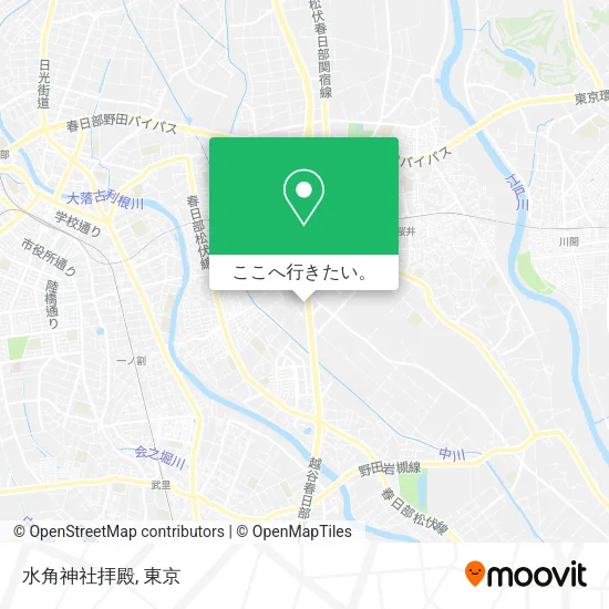 水角神社拝殿地図