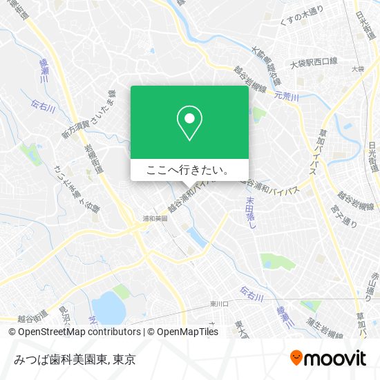 みつば歯科美園東地図