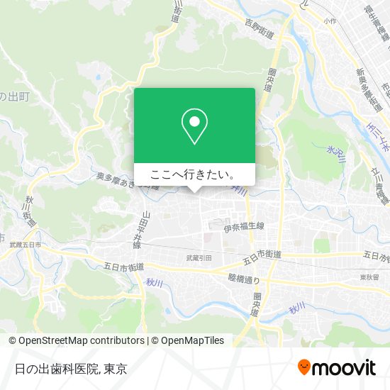 日の出歯科医院地図