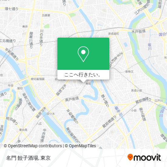 名門 餃子酒場地図