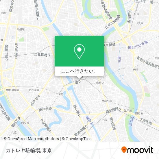 カトレヤ駐輪場地図