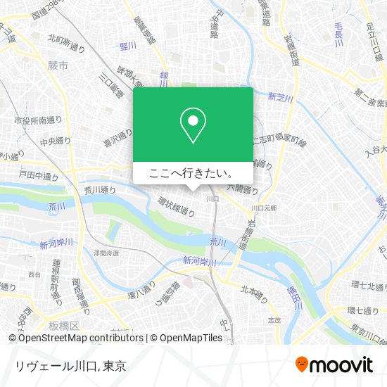 リヴェール川口地図