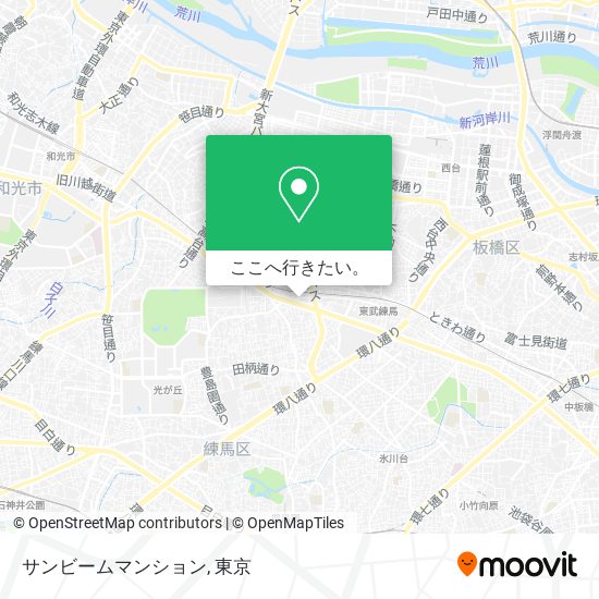 サンビームマンション地図