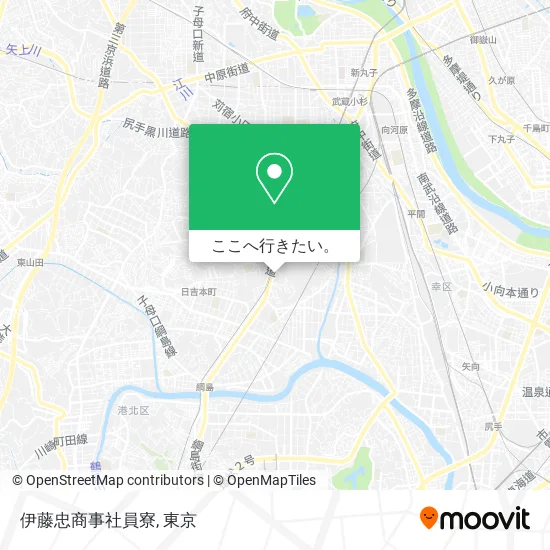 伊藤忠商事社員寮地図