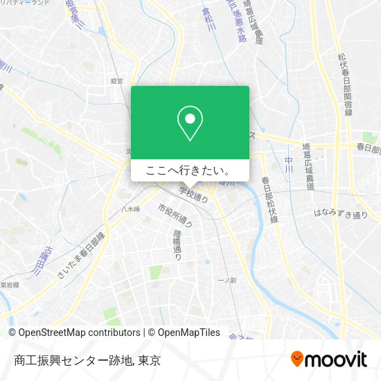 商工振興センター跡地地図