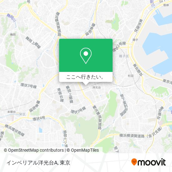 インベリアル洋光台A地図