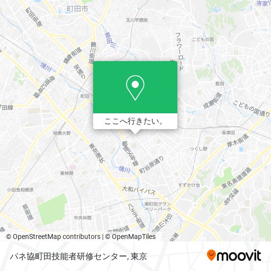 パネ協町田技能者研修センター地図