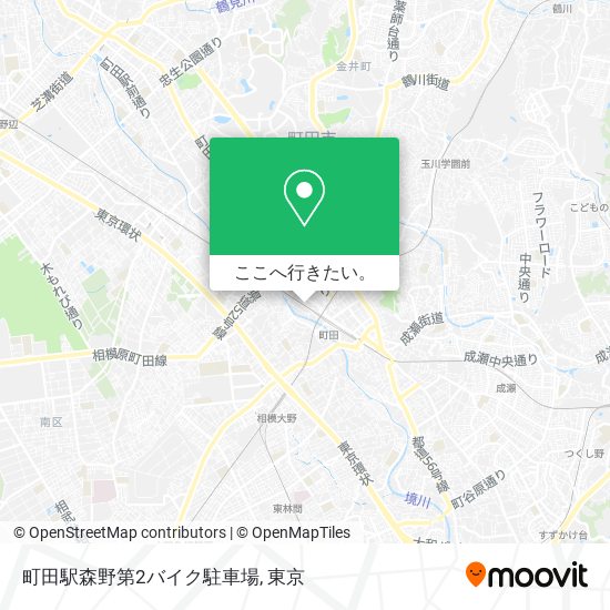 町田駅森野第2バイク駐車場地図