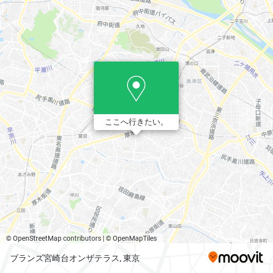 ブランズ宮崎台オンザテラス地図