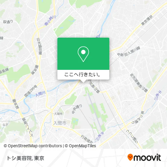 トシ美容院地図