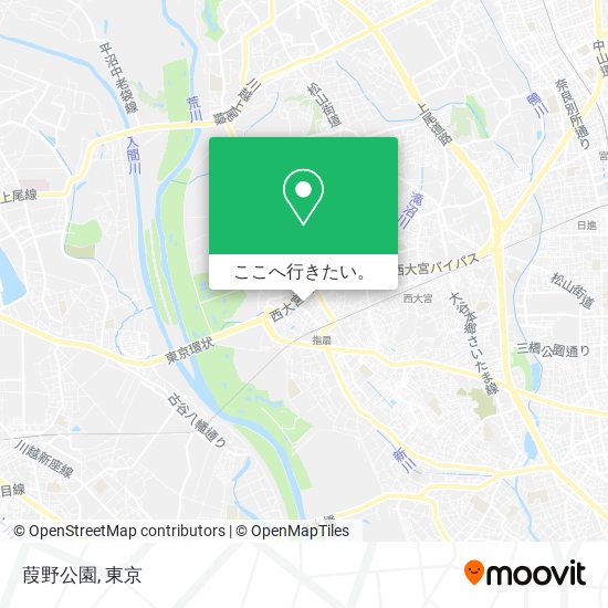 葭野公園地図