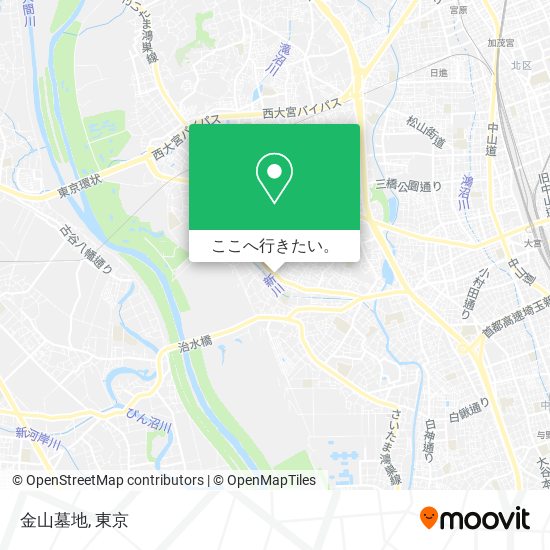 金山墓地地図