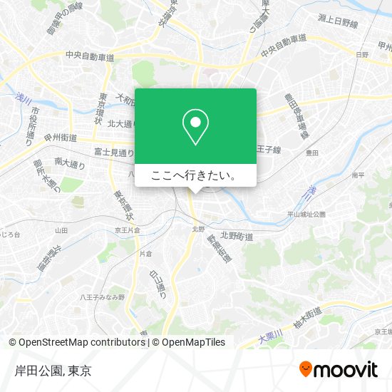 岸田公園地図