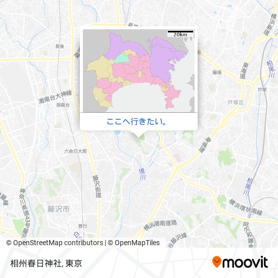相州春日神社地図