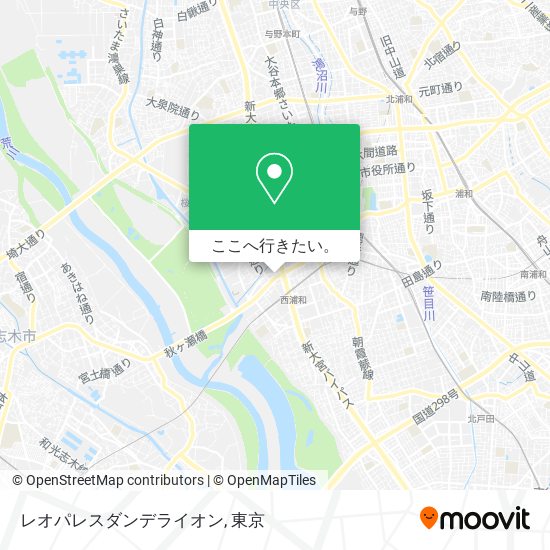 レオパレスダンデライオン地図