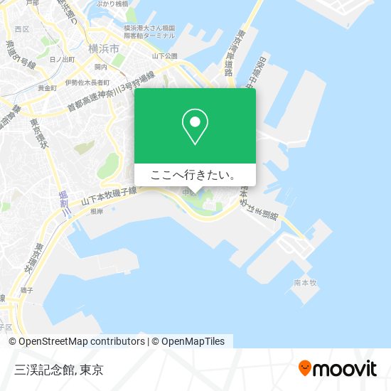 三渓記念館地図