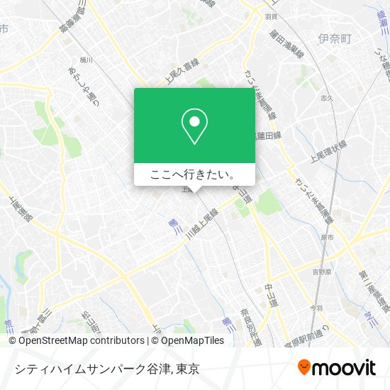 シティハイムサンパーク谷津地図