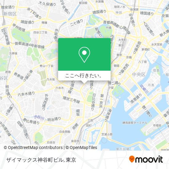 ザイマックス神谷町ビル地図