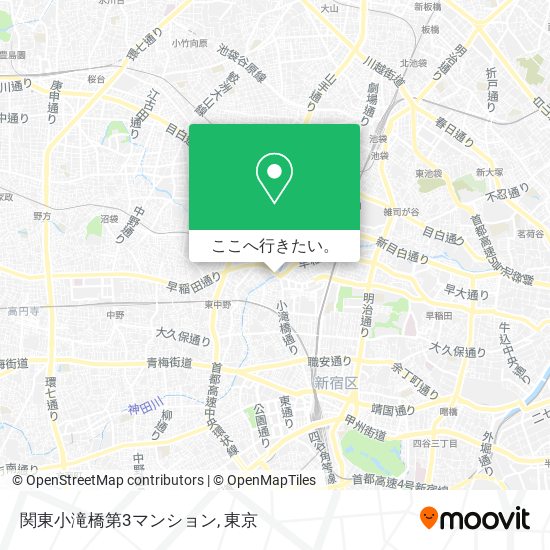 関東小滝橋第3マンション地図