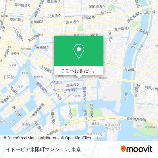 イトーピア東陽町マンション地図