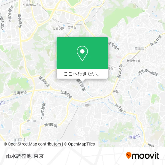 雨水調整池地図