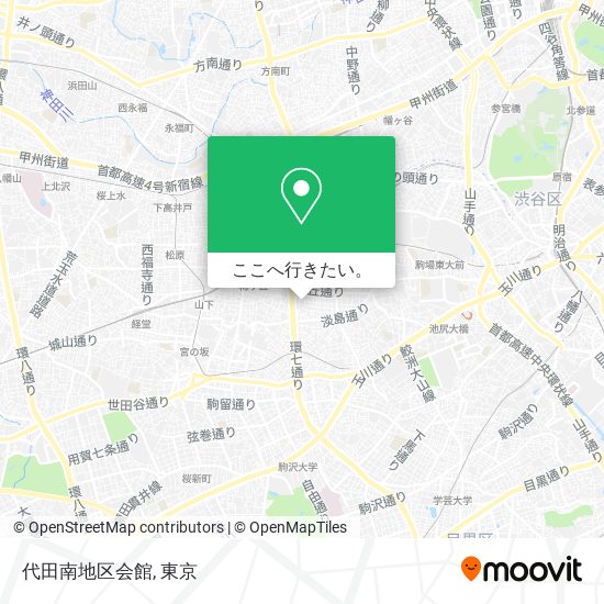 代田南地区会館地図