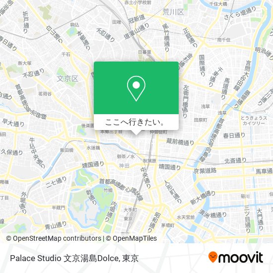 Palace Studio 文京湯島Dolce地図