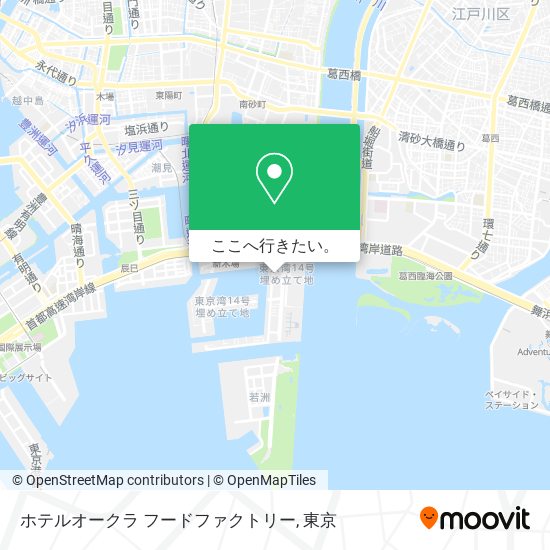 ホテルオークラ フードファクトリー地図