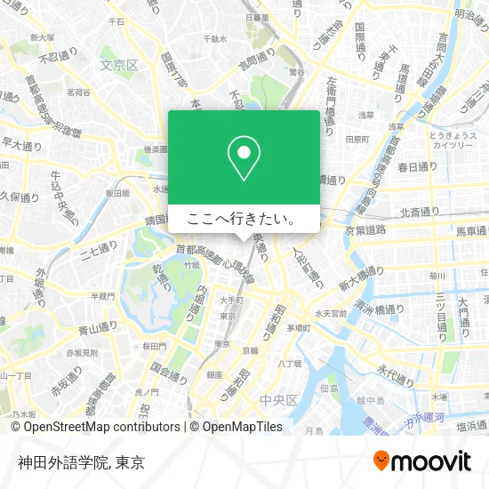 神田外語学院地図