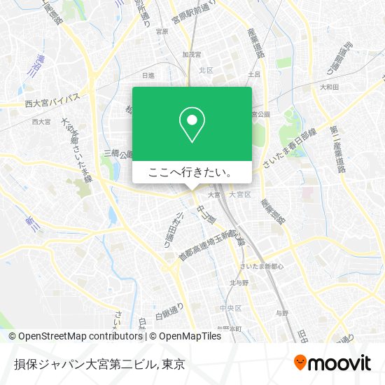 損保ジャパン大宮第二ビル地図