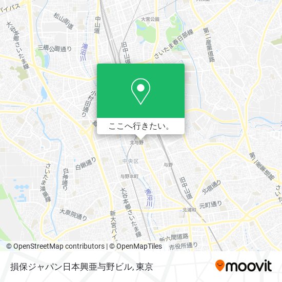損保ジャパン日本興亜与野ビル地図