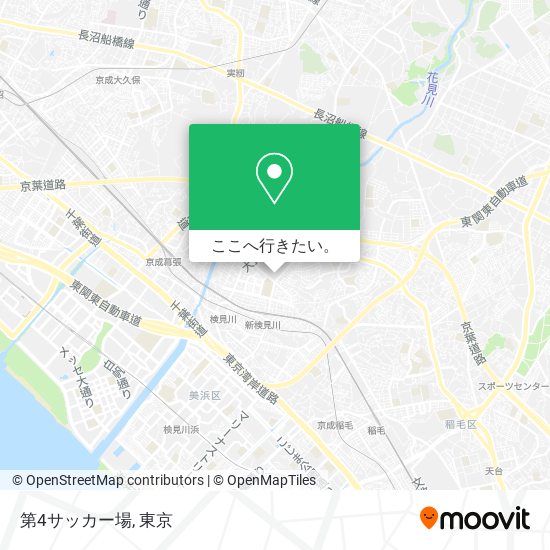 第4サッカー場地図