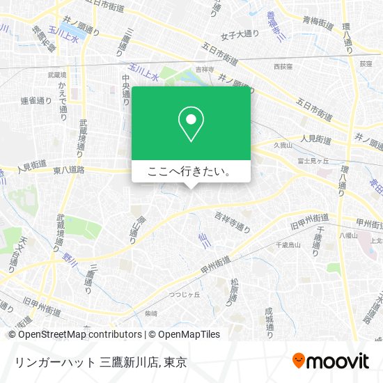 リンガーハット 三鷹新川店地図