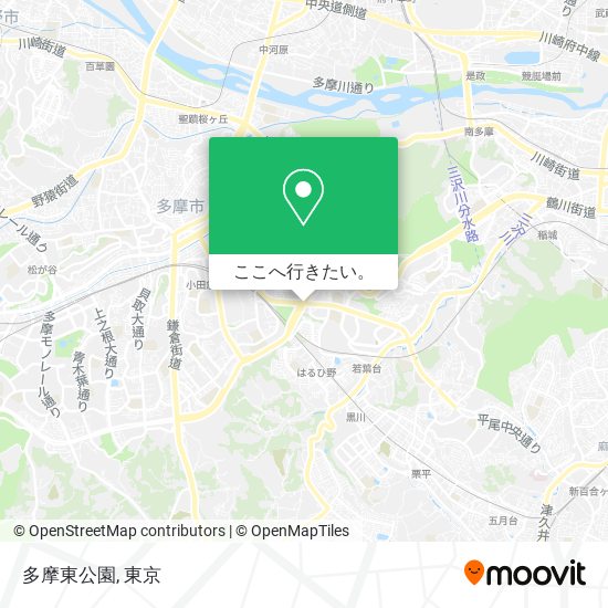 多摩東公園地図