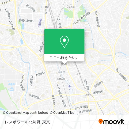 レスポワール北与野地図