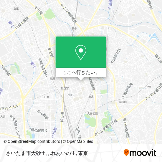 さいたま市大砂土ふれあいの里地図