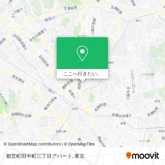 都営町田中町三丁目アパート地図