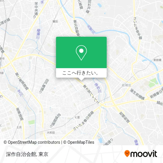 深作自治会館地図