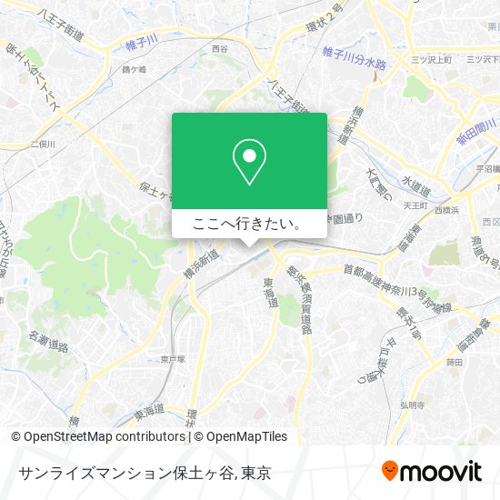 サンライズマンション保土ヶ谷地図