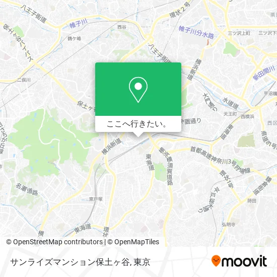 サンライズマンション保土ヶ谷地図