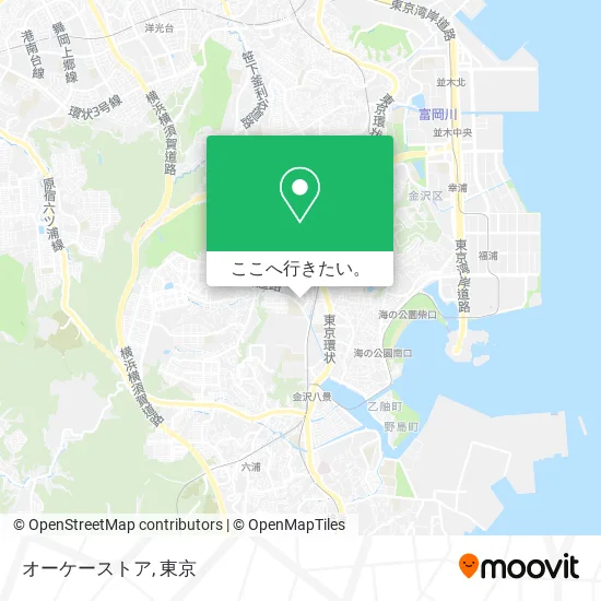 オーケーストア地図