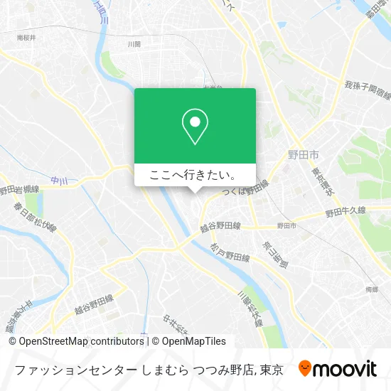 ファッションセンター しまむら つつみ野店地図